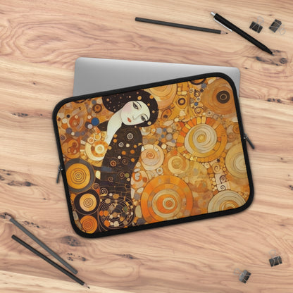 Sensual Symmetry: Laptop Sleeve Embodying the Essence of Symbolism in 19th Century Art