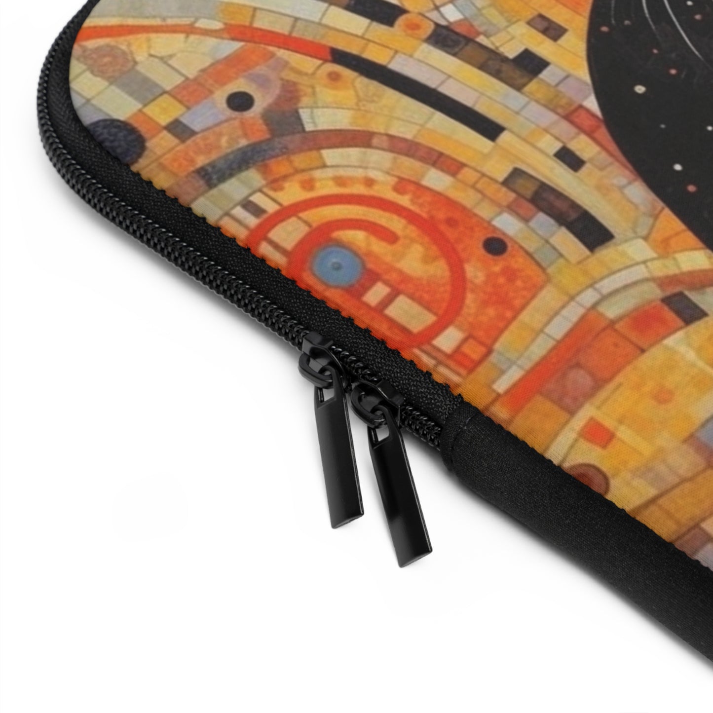 Artistic Cats Laptop Sleeve: A Stylish Tribute to Gustav Klimt's Feline Inspirations