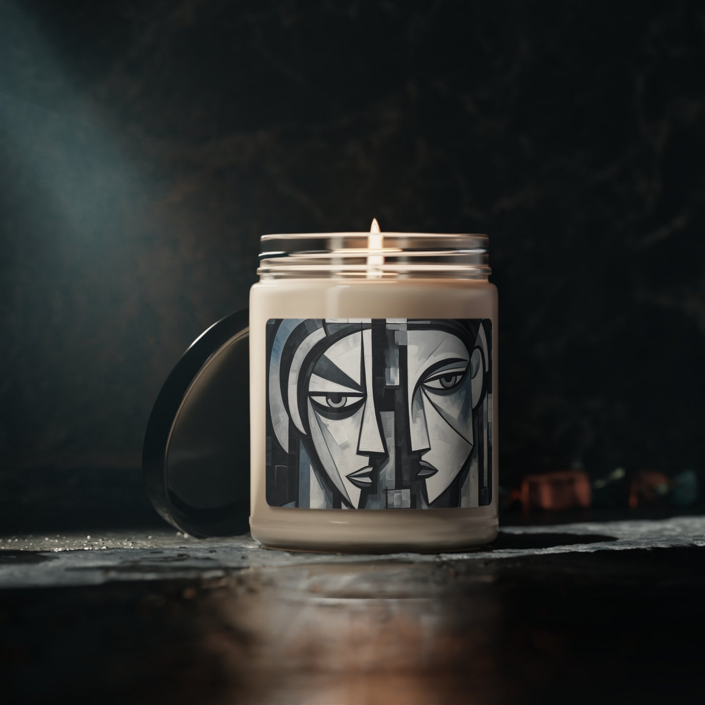Cubist Paintings Scented Soy Candle