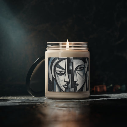 Cubist Paintings Scented Soy Candle