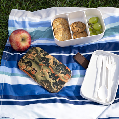 Tapestry Treasures: Japanese-inspired Bento Box for Art Lovers