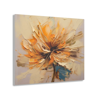 A Brush of Nature's Elegance: Acrylic Prints for Artistic Flower Lovers