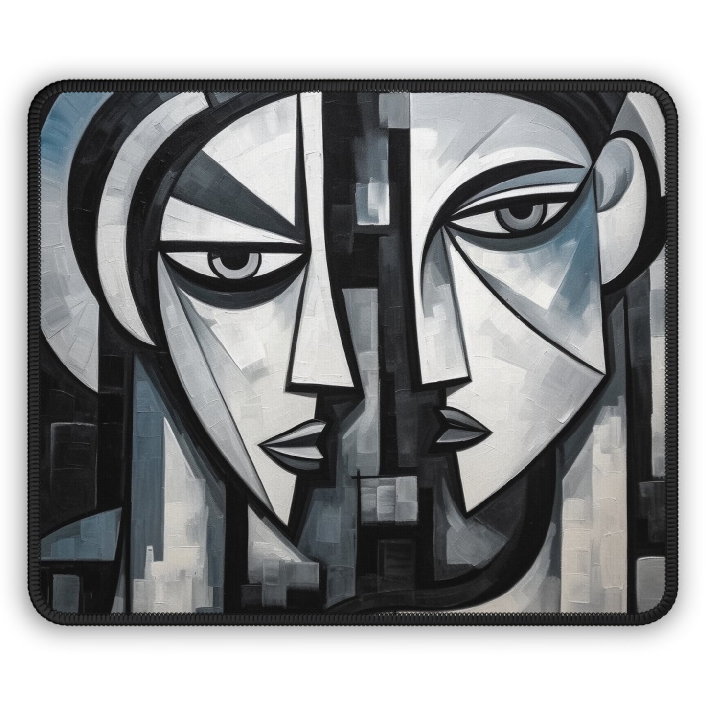Cubist Paintings Gaming Mouse Pad: Captivating Brush Strokes in Every Refreshing Drink