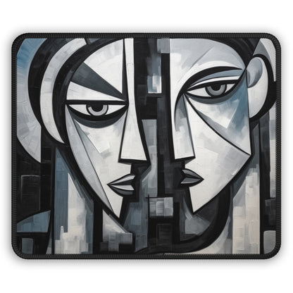 Cubist Paintings Gaming Mouse Pad: Captivating Brush Strokes in Every Refreshing Drink