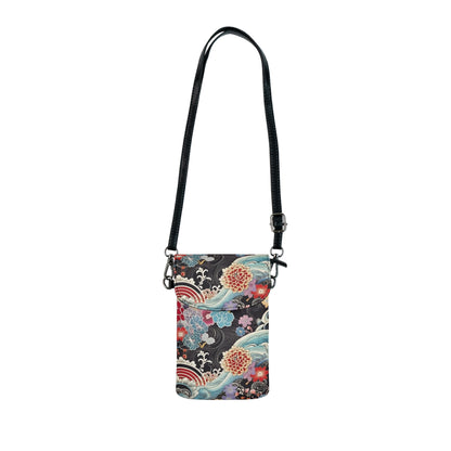 Authentic Japanese Kimono Small Cell Phone Wallet: Embrace Tradition