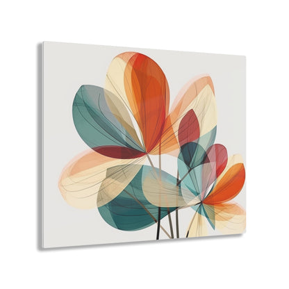 Floral Blossom: Atomic Age Acrylic Prints with Midcentury Modern Design and Flower Drawings