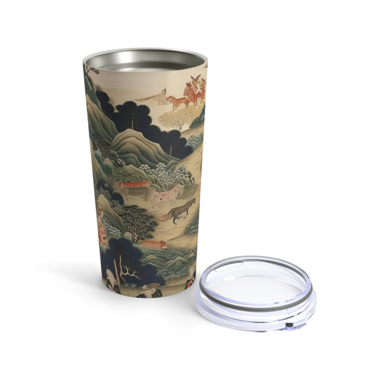 Japanese Tapestry Tumbler: Embrace the Artistic Splendor