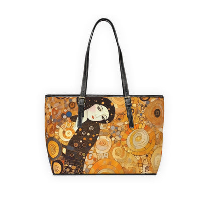 Sensual Symmetry: PU Leather Shoulder Bag Embodying the Essence of Symbolism in 19th Century Art