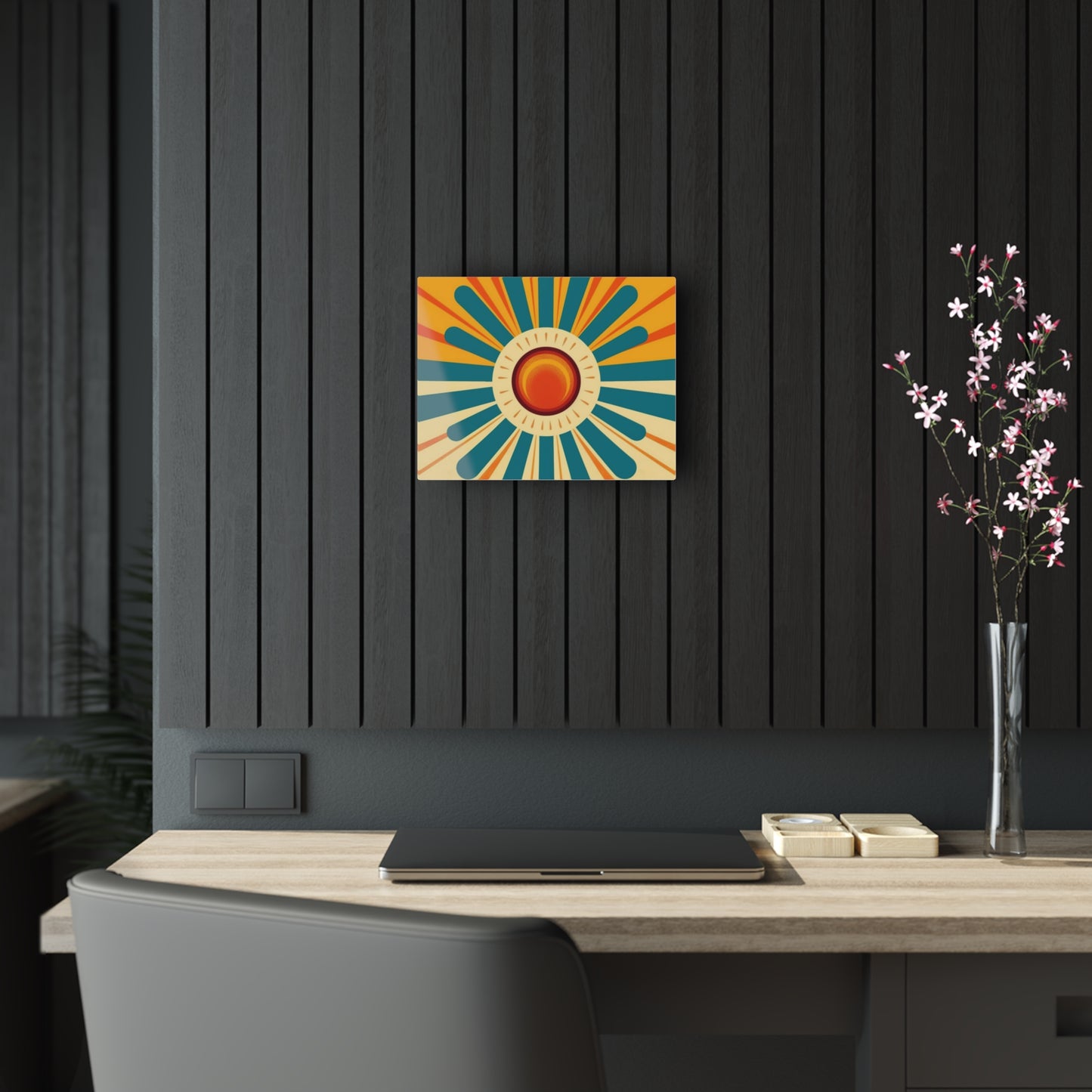 Atomic Age Sunshine: Midcentury Modern Sun Acrylic Prints