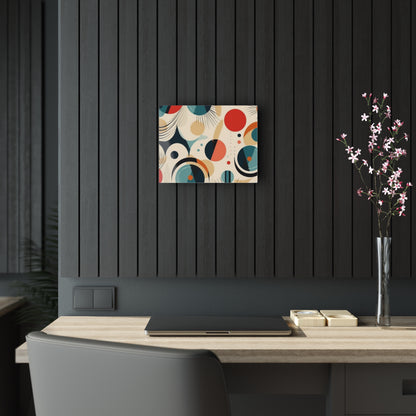 Abstract Elegance: Midcentury Modern Acrylic Prints with Modern Abstract Art and Vintage Fashion
