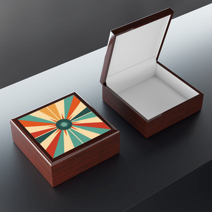 Vintage Fashion Inspiration: Starburst Candy Colored Jewelry Box with 1950s and 1960s Flair