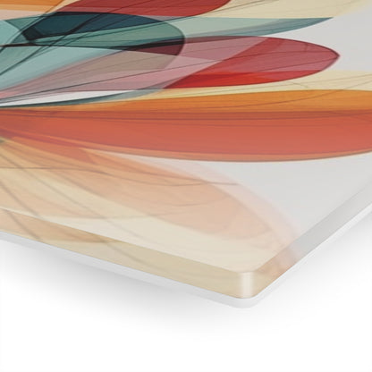 Floral Blossom: Atomic Age Acrylic Prints with Midcentury Modern Design and Flower Drawings