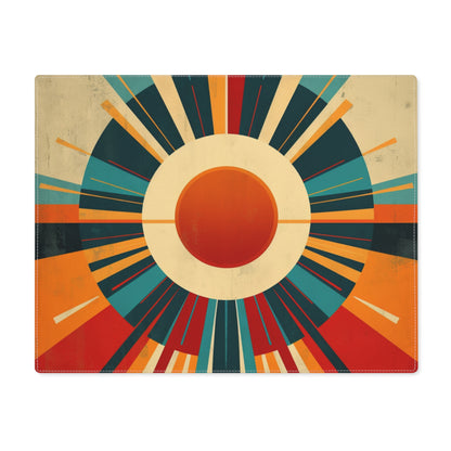 Minimalist Sunshine: Midcentury Modern Sun Placemat