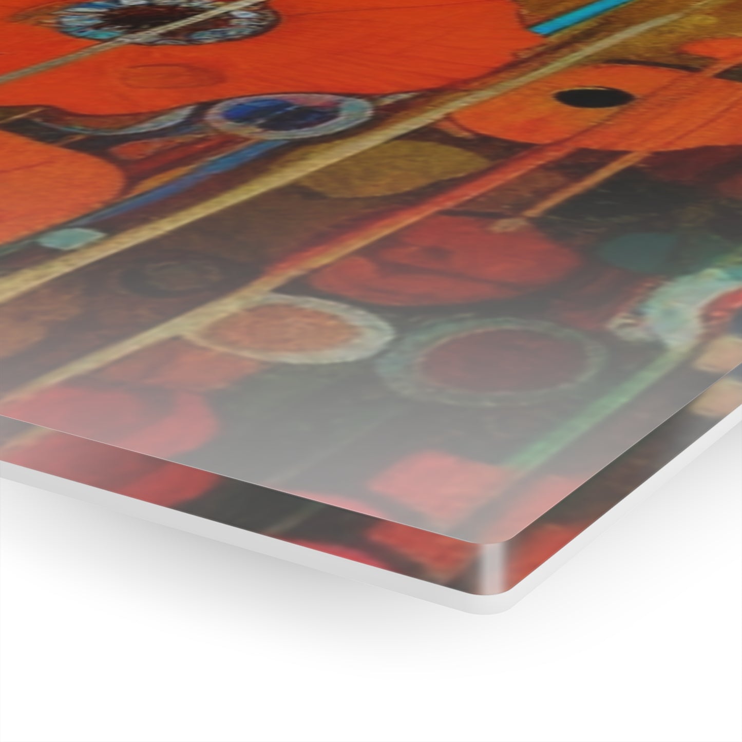 Floral Symphony: Acrylic Prints showcasing Gustav Klimt's Poppies in Art Nouveau