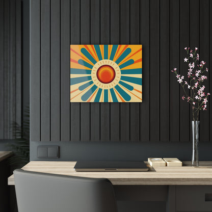 Atomic Age Sunshine: Midcentury Modern Sun Acrylic Prints