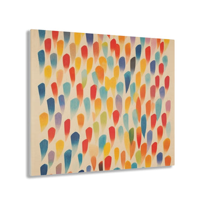 Energetic Abstraction: Colorful Shapes Acrylic Prints