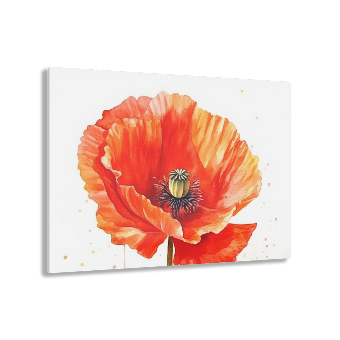 Watercolor Poppy Garden Acrylic Prints: Unleash the Beauty of Nature