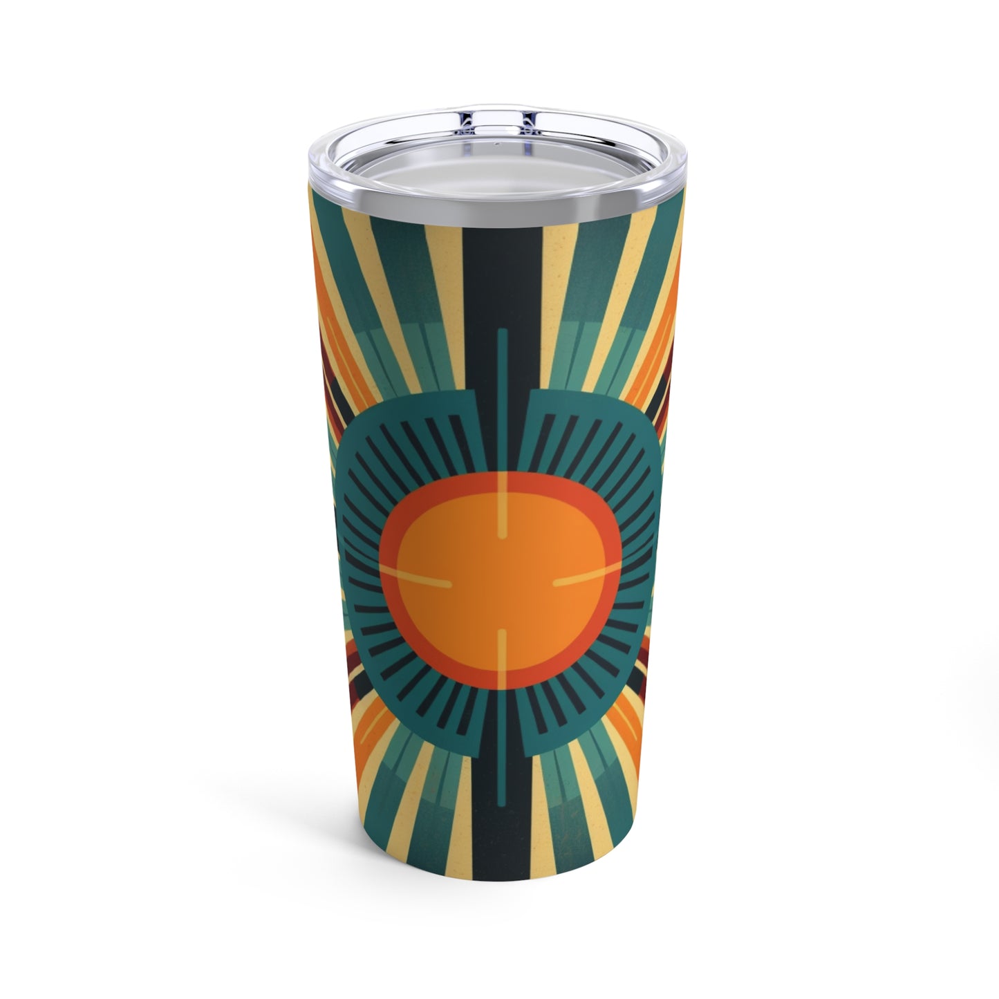 Vintage Radiance: Midcentury Modern Sun Tumbler