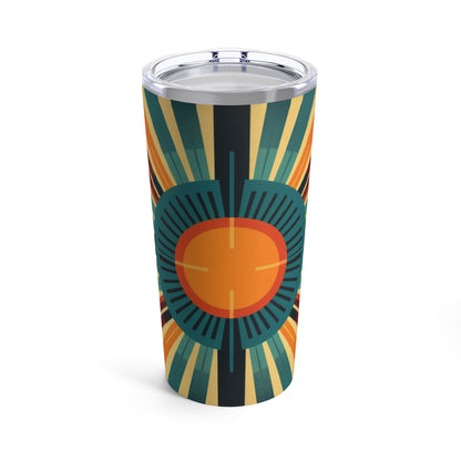 Vintage Radiance: Midcentury Modern Sun Tumbler