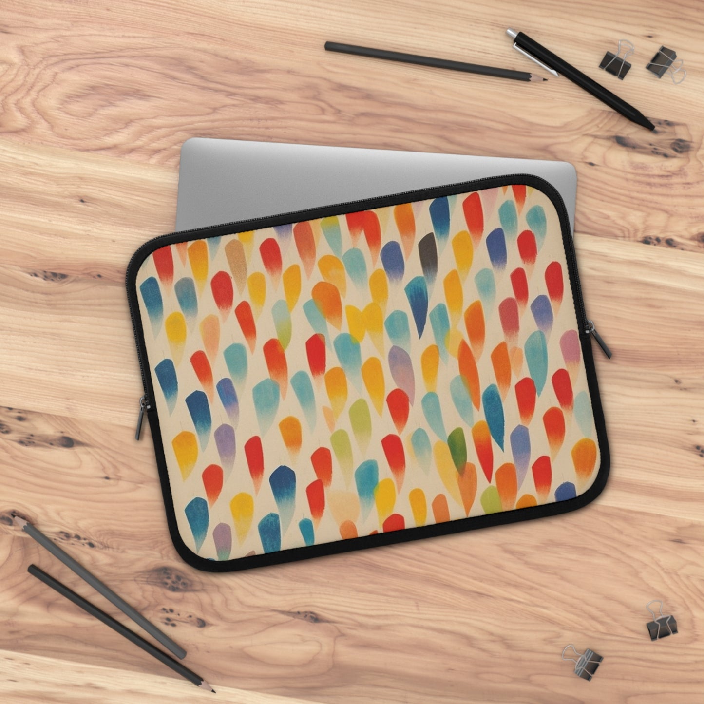Energetic Abstraction: Ellsworth Kelly-inspired Laptop Sleeve