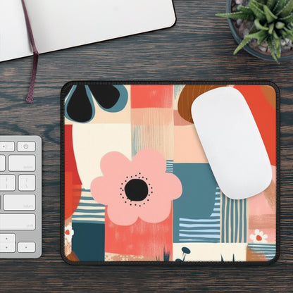 Abstract Expressions: Modern Art-Inspired Midcentury Modern Gaming Mouse Pad with Timeless Design