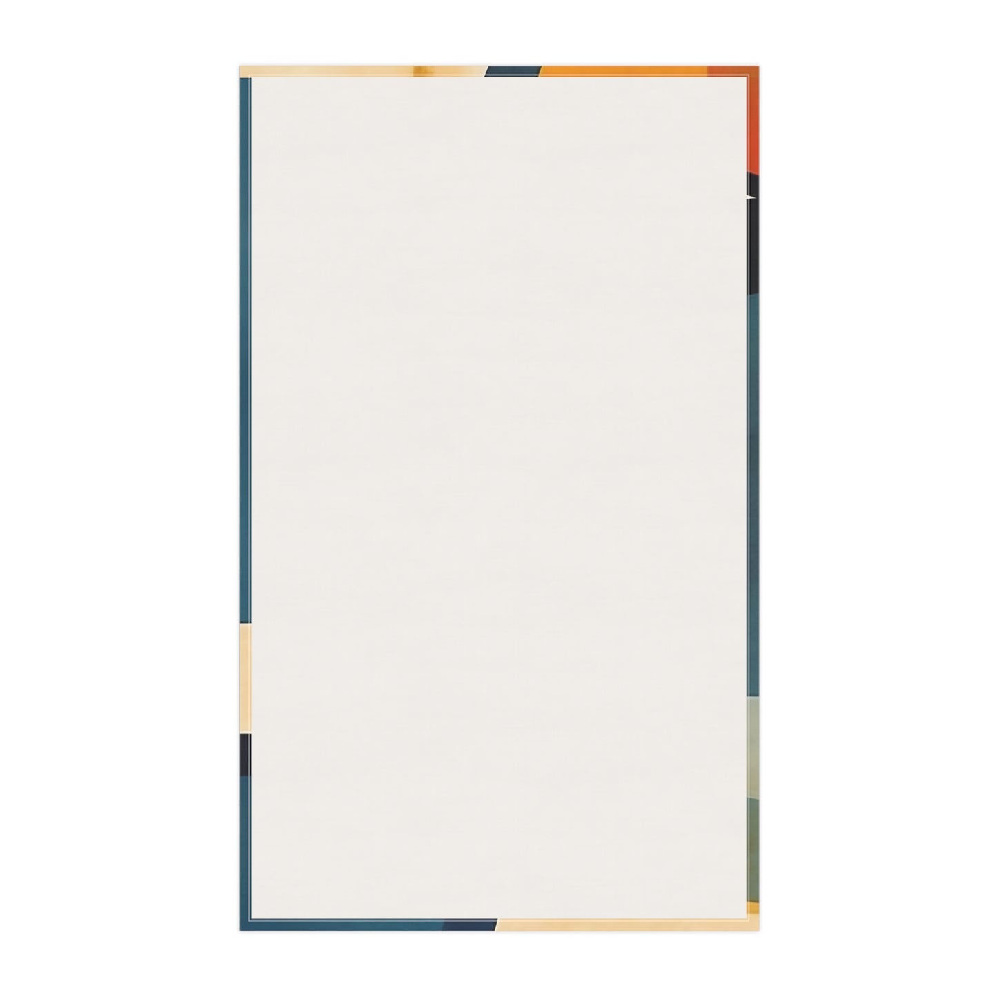 Geometric Abstraction Extravaganza: Kitchen Towel for Art Enthusiasts