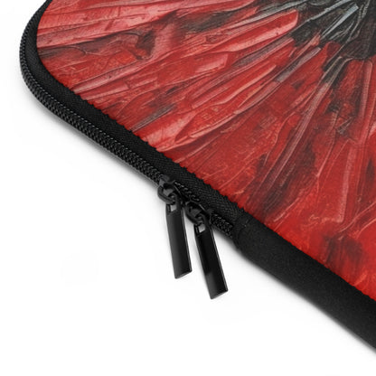 Umbrella Painting Laptop Sleeve: Channel Your Inner Artist with Abstract Oil Paint