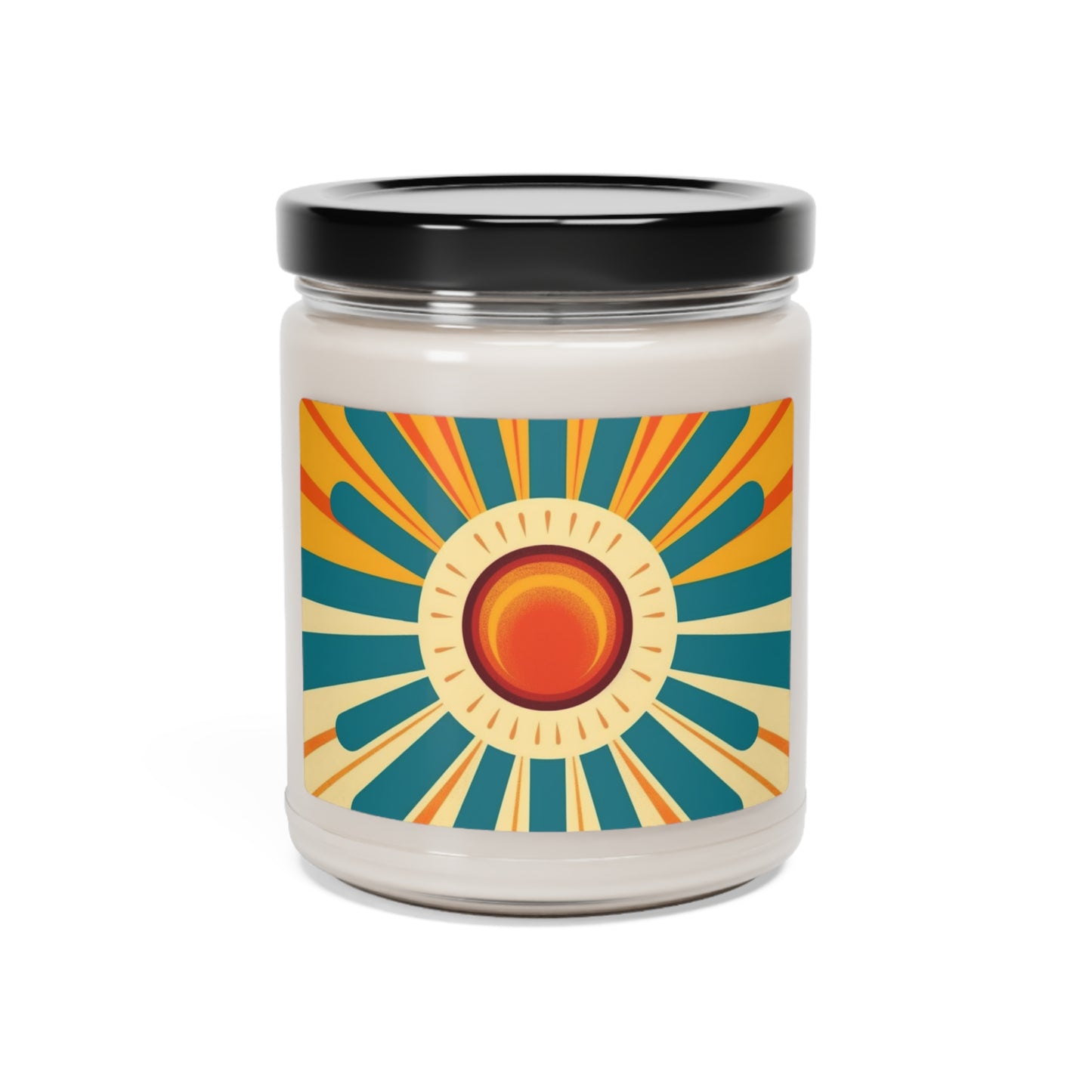 Atomic Age Sunshine: Midcentury Modern Sun Scented Soy Candle