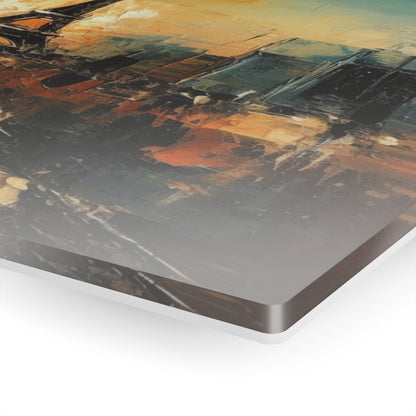 Acrylic Prints with Paris Skyline: A Brush Stroke of Midnight Charm