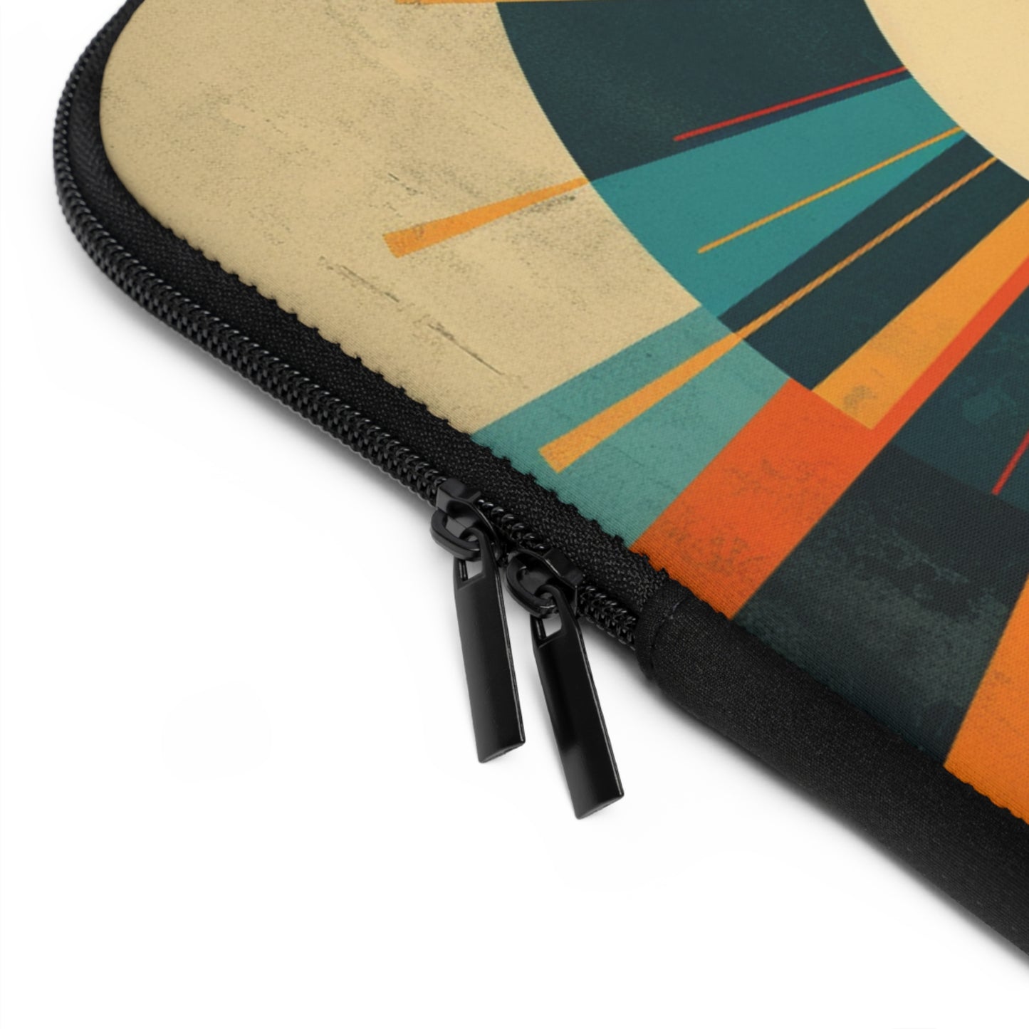 Minimalist Sunshine: Midcentury Modern Sun Laptop Sleeve