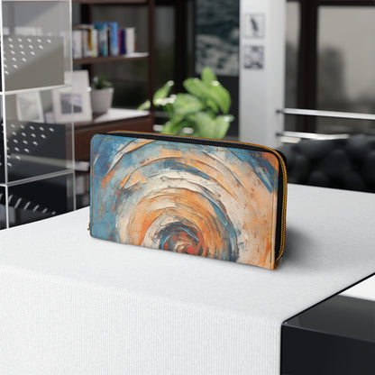 Best Midcentury Modern Abstract Art Zipper Wallet