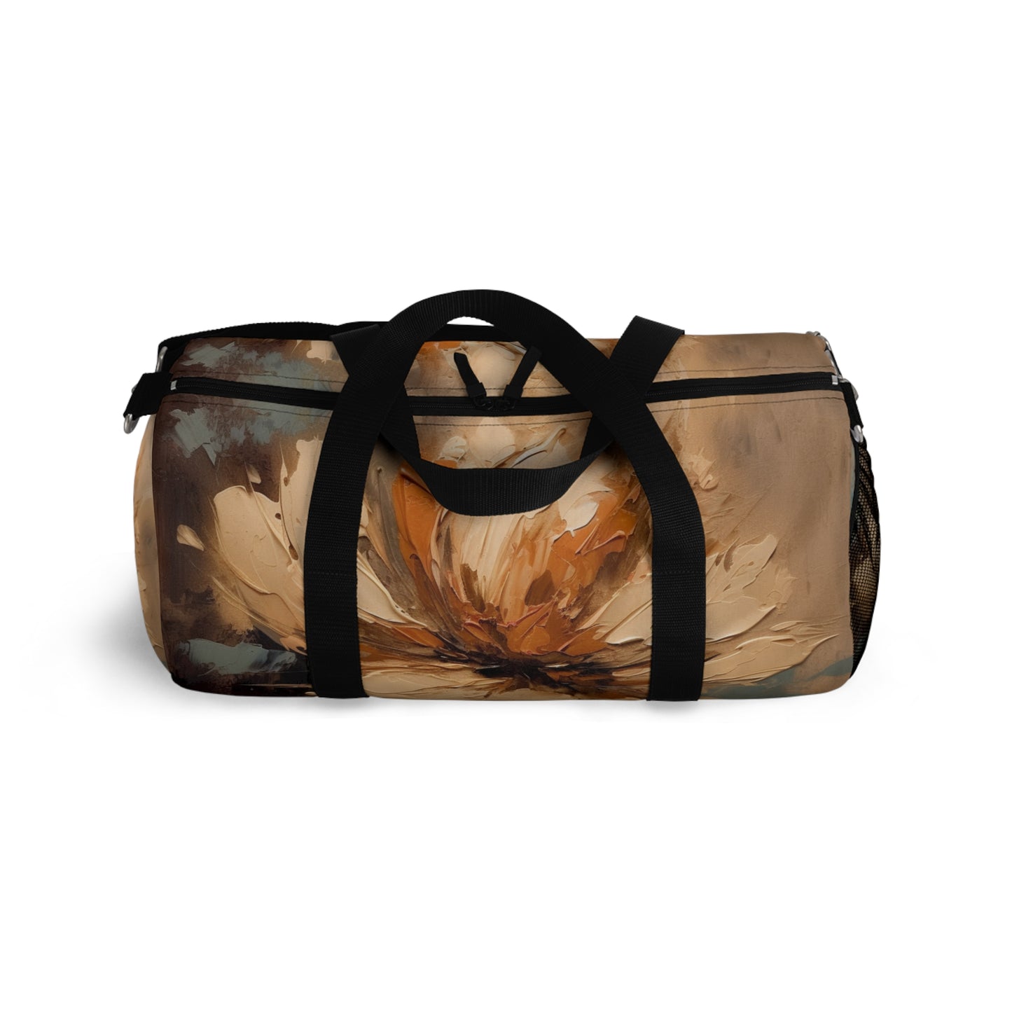 Artistic Fusion: Duffel Bag Infused with Tan Hua-Inspired Abstract Art