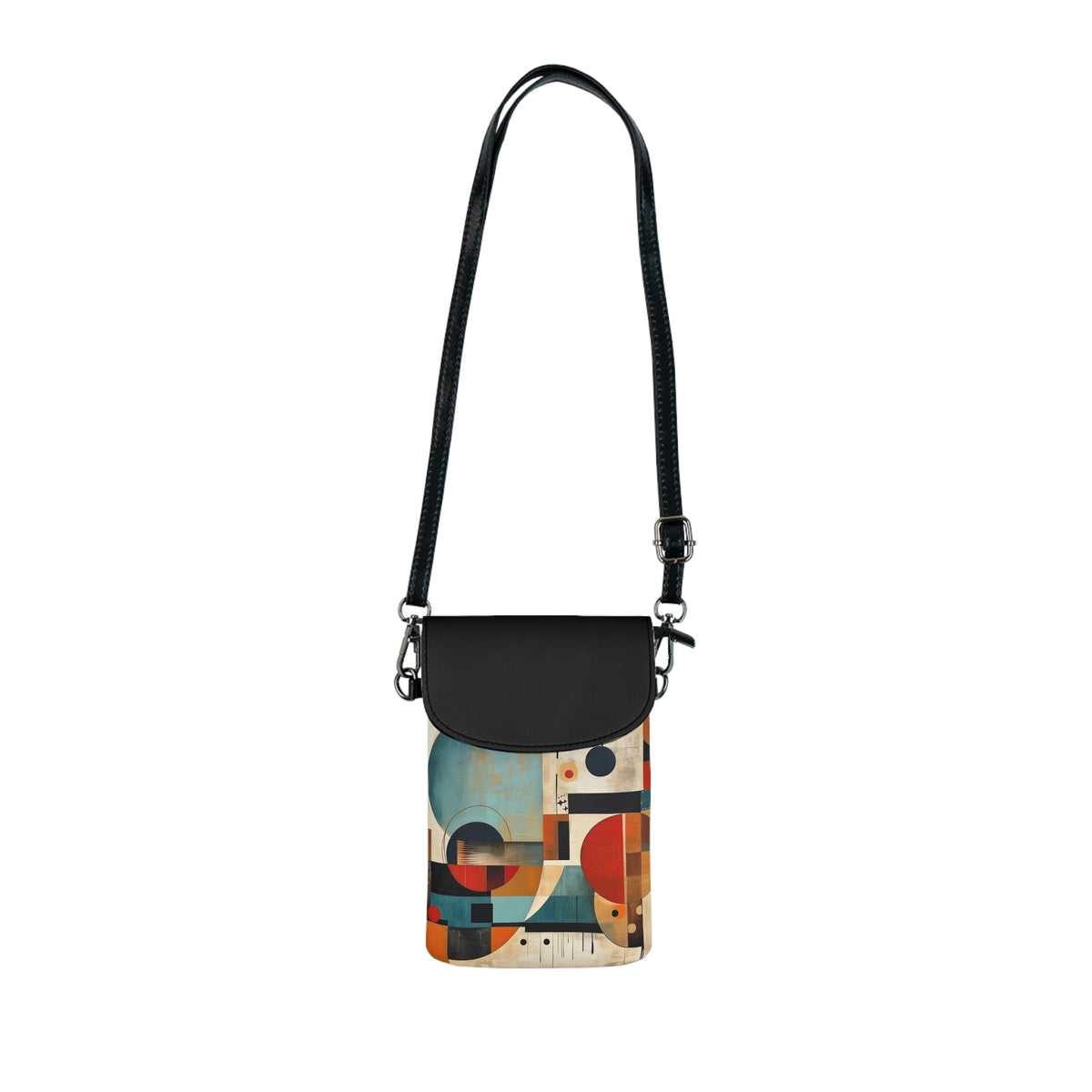 Retro Revival: Midcentury Modern Small Cell Phone Wallet with 1950s and 1960s Fashion Vibes