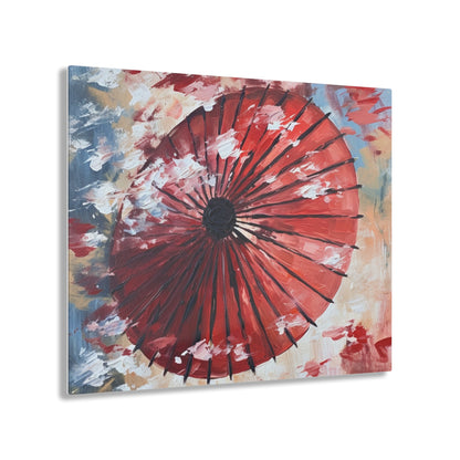 Abstract Japanese Umbrella Painting Acrylic Prints: Unleashing Artistic Beauty