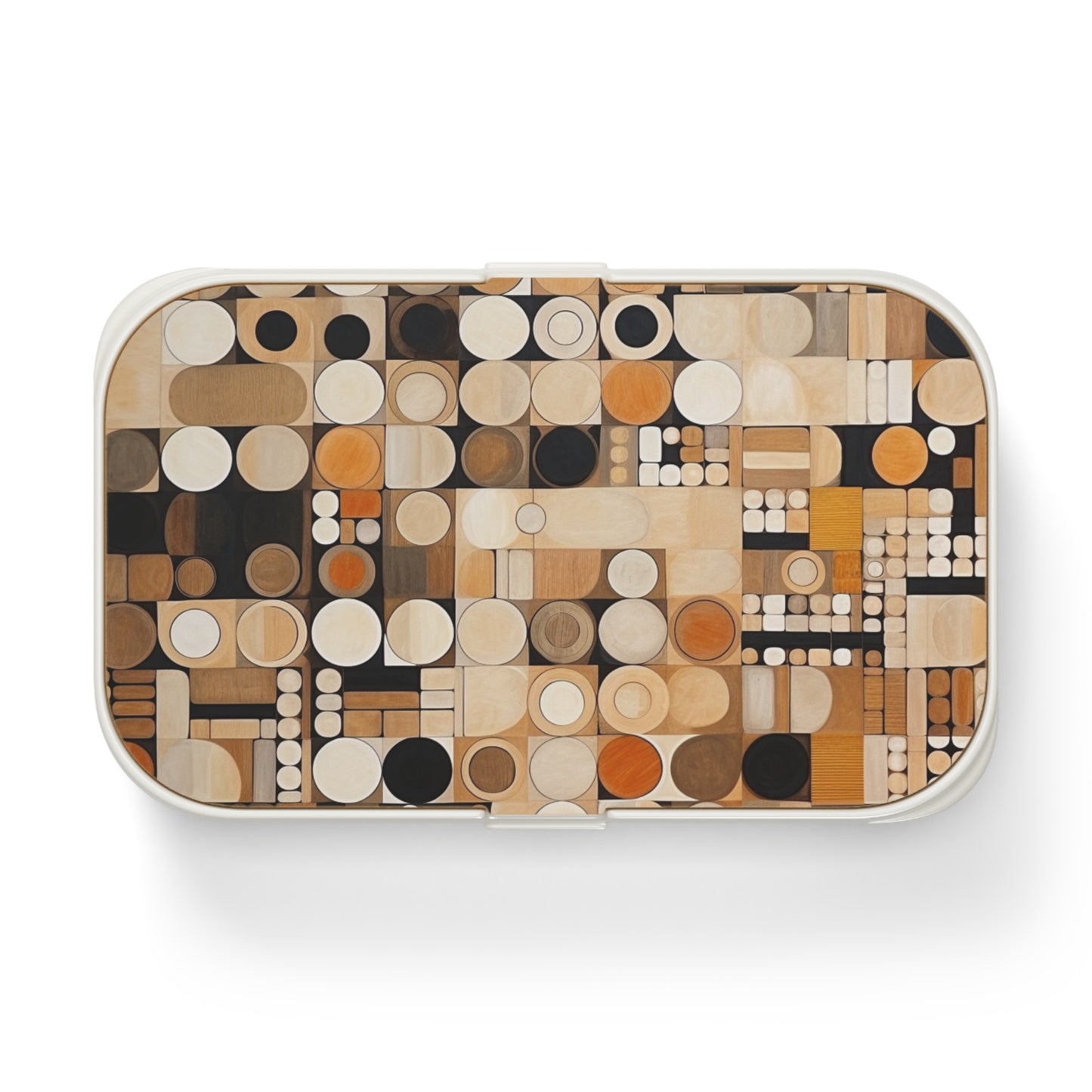 Earthy Elegance: Geometric Bento Box