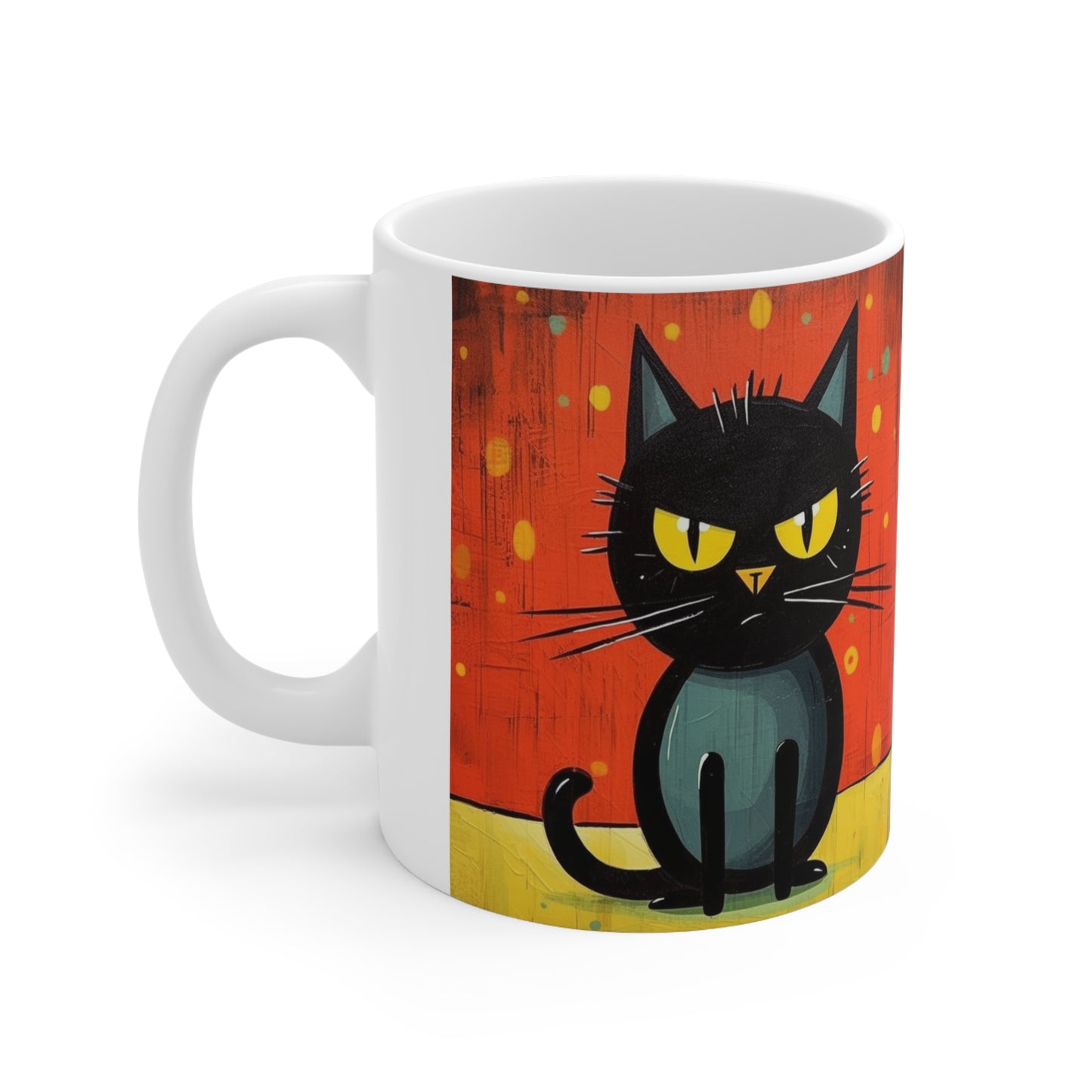 Cat-Tastic Blend: Best Ceramic Mug for Atomic Age and Midcentury Homes