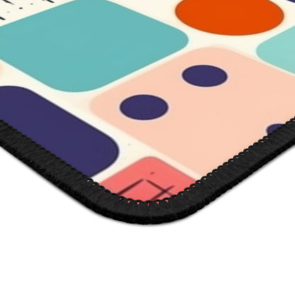 Retro Chic: Atomic Age-Inspired Gaming Mouse Pad with Midcentury Modern Design and 1960s Fashion