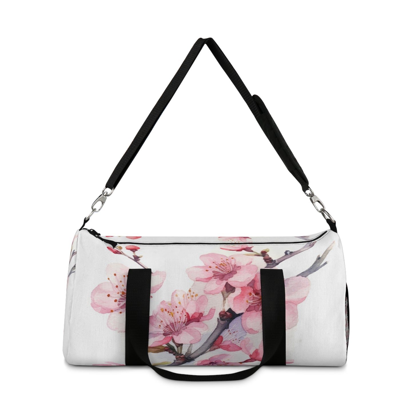 Blossoming Serenity: Watercolor Cherry Blossom Duffel Bag