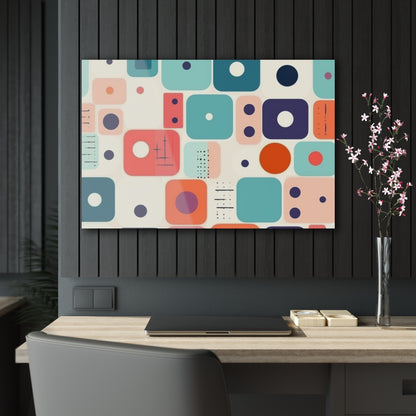 Retro Chic: Atomic Age-Inspired Acrylic Prints with Midcentury Modern Design and 1960s Fashion