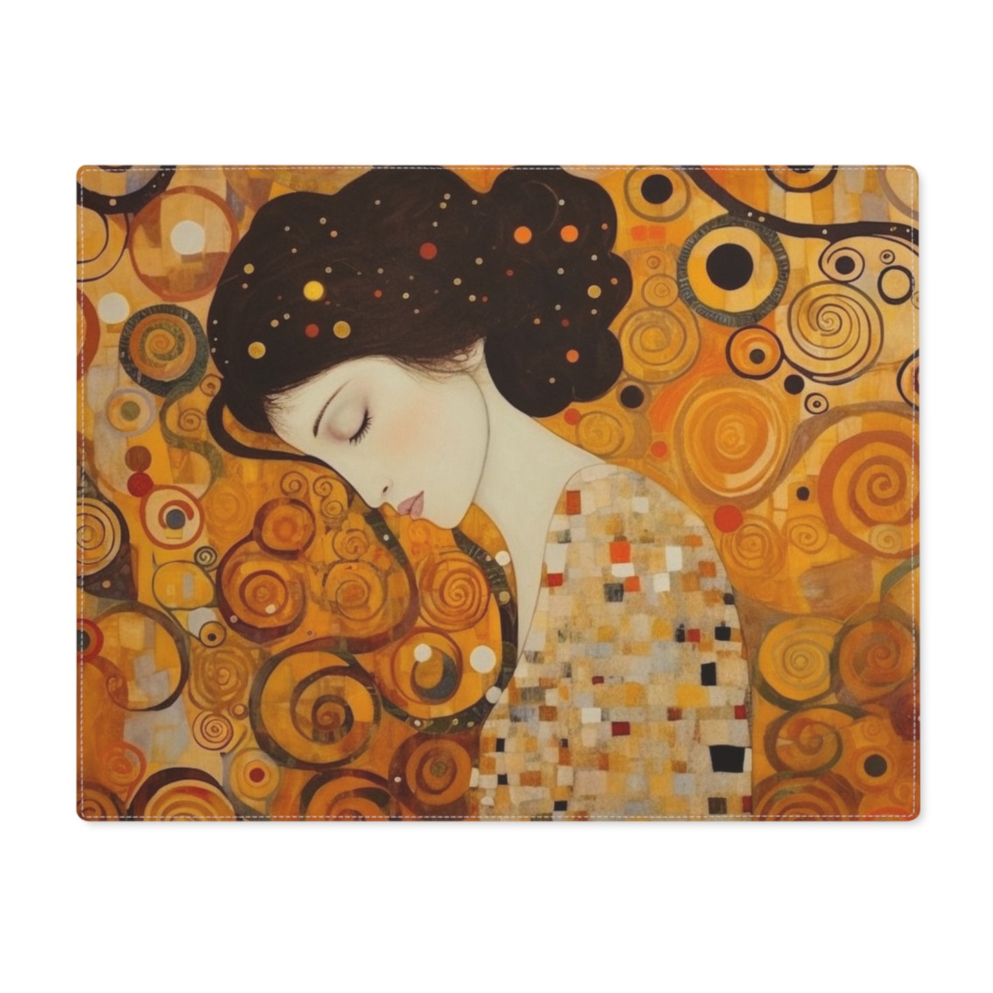 Gustav Klimt Inspired Placemat: A Tribute to the Iconic Art of the Vienna Secession