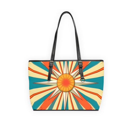 Minimalist Elegance: Contemporary Starburst Candy Colored PU Leather Shoulder Bag