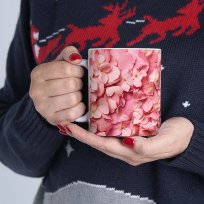 Ceramic Mug: Cherry Blossom Serenity - Embrace Tranquility with Every Sip