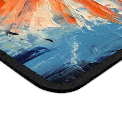 Umbrella Painting Gaming Mouse Pad: Channel Your Inner Artist with Abstract Oil Paint