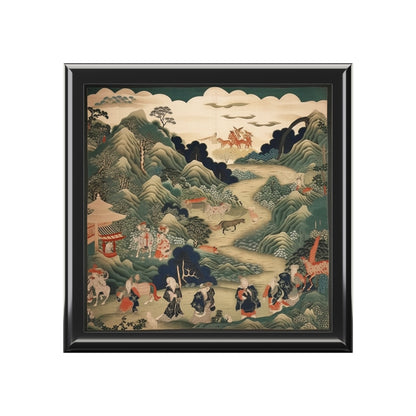 Japanese Tapestry Jewelry Box: Embrace the Artistic Splendor