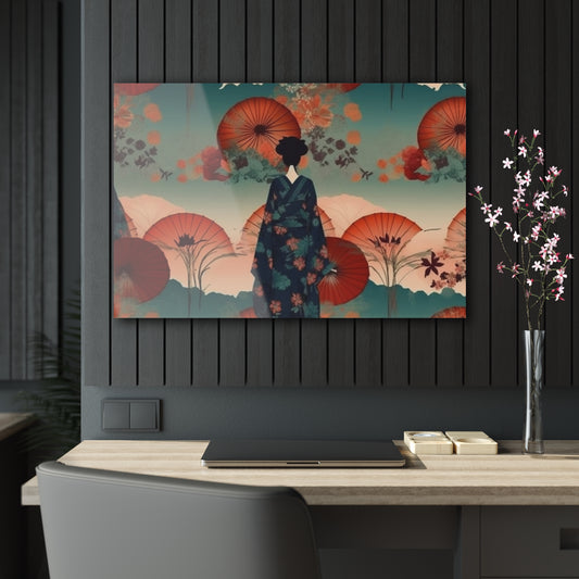 Fashionable Kimono-Inspired Acrylic Prints: Unleash Your Style