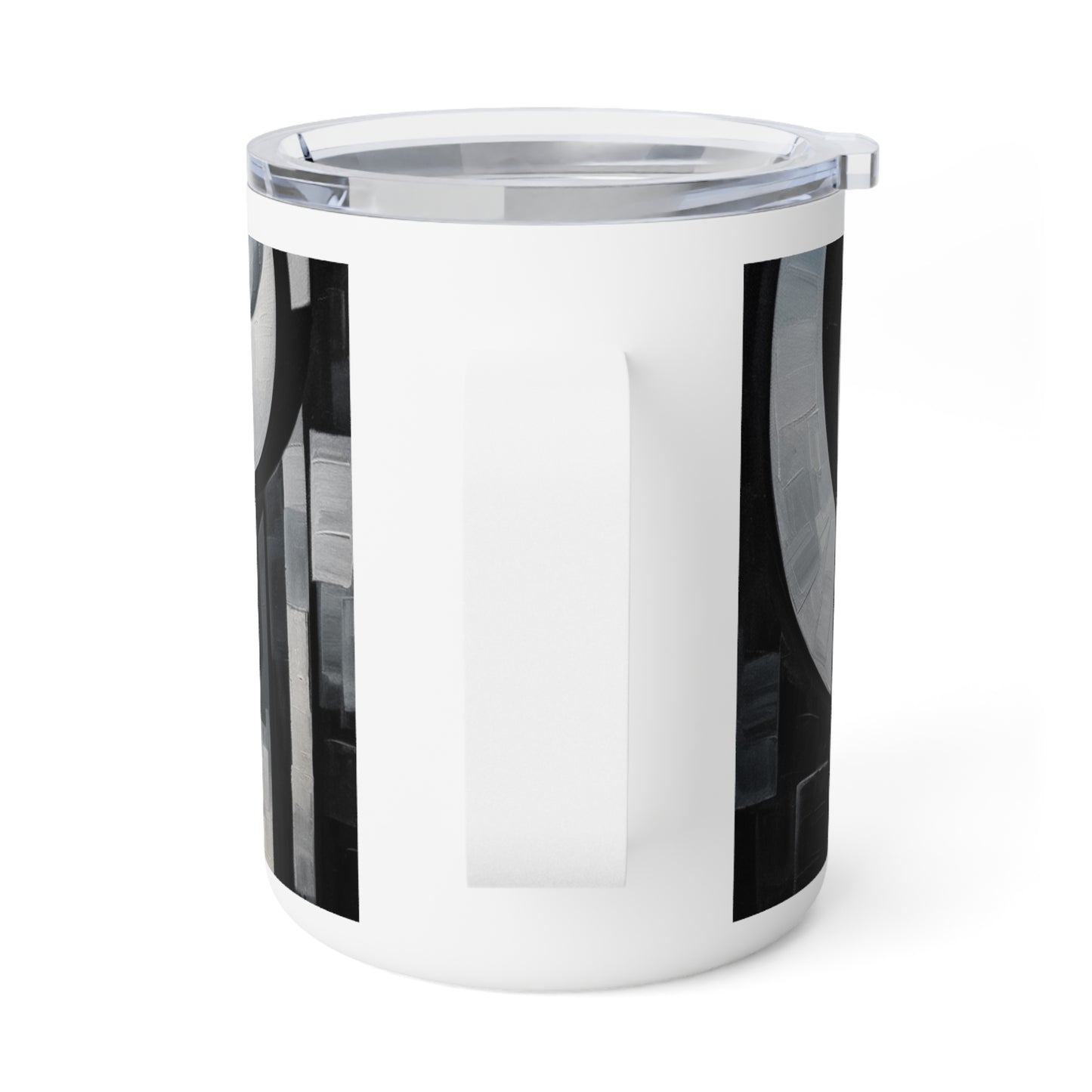 Cubist Paintings Insulated Coffee Mug: Captivating Brush Strokes