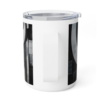 Cubist Paintings Insulated Coffee Mug: Captivating Brush Strokes