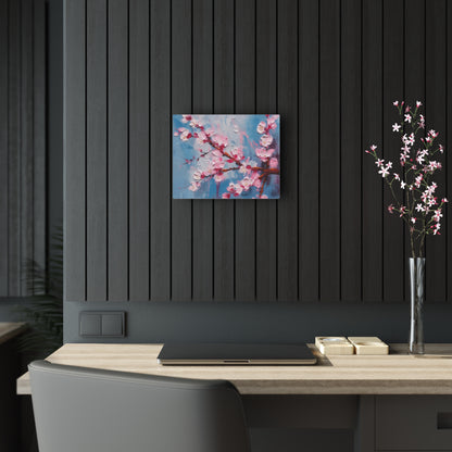 Acrylic Prints with Abstract Cherry Blossom Drawing: Embrace the Serenity