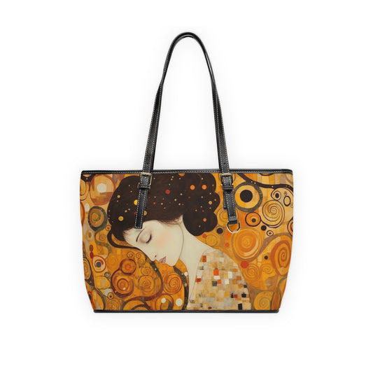Gustav Klimt Inspired PU Leather Shoulder Bag : A Tribute to the Iconic Art of the Vienna Secession