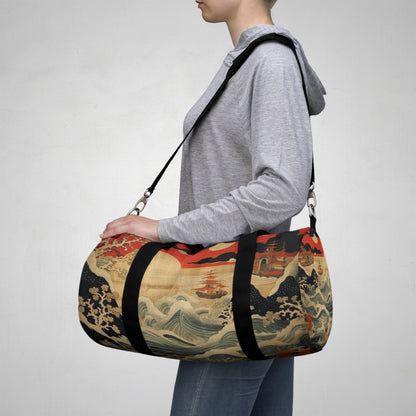 Japanese Tapestry Duffel Bag: Embrace the Artistic Splendor